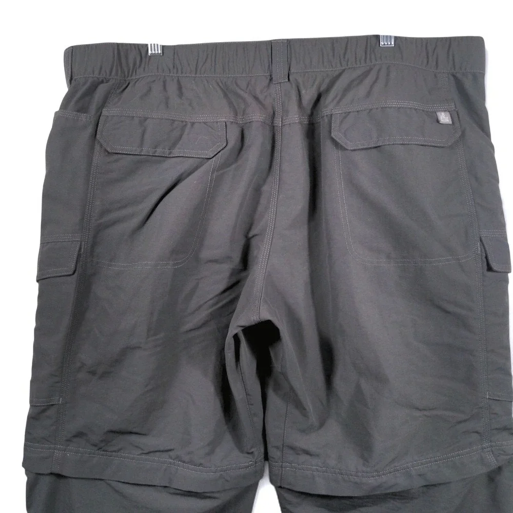 The North Face Mens‎ XXL Convertible Cargo Pants Nylon Gray Gorpcore Workwear